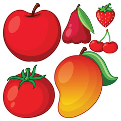 A collection of different fruits