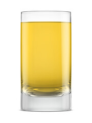 Long Drink Cocktail Drink Glass With Liquid 3D Rendering