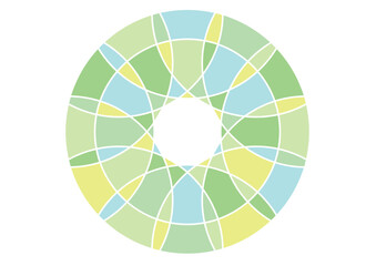 Fototapeta premium キラキラした模様の飾りのイラスト