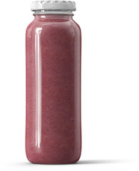 Smoothie Juice Plastic Bottles Packaging 3D Rendering