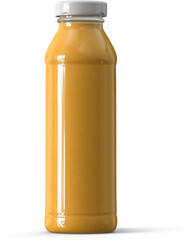 Smoothie Juice Plastic Bottles Packaging 3D Rendering
