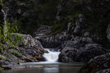 Ciucas waterfall Apuseni mountains Romania
