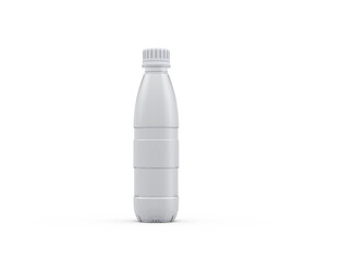 Clear And Plastic Water Beverage Drink Bottle 3D Rendering