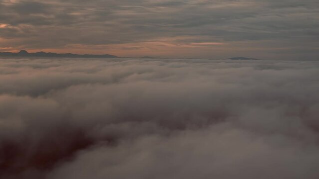 Flying through clouds