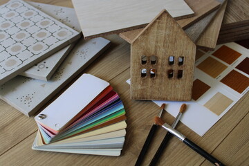 Nuancier bois, carrelage, nuancier peinture, choix des matériaux pour aménager sa maison,...