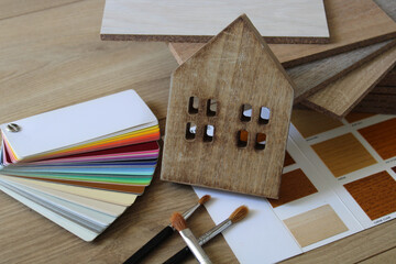 Nuancier bois, carrelage, nuancier peinture, choix des matériaux pour aménager sa maison,...