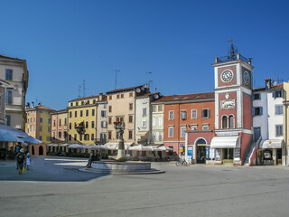 Fototapeta na wymiar Square in Rovinj, Croatia
