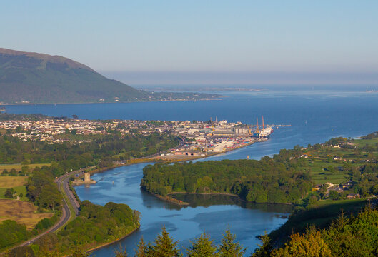Warrenpoint harbour, in carlingford lough.