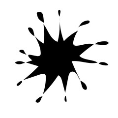 splatter icon vector