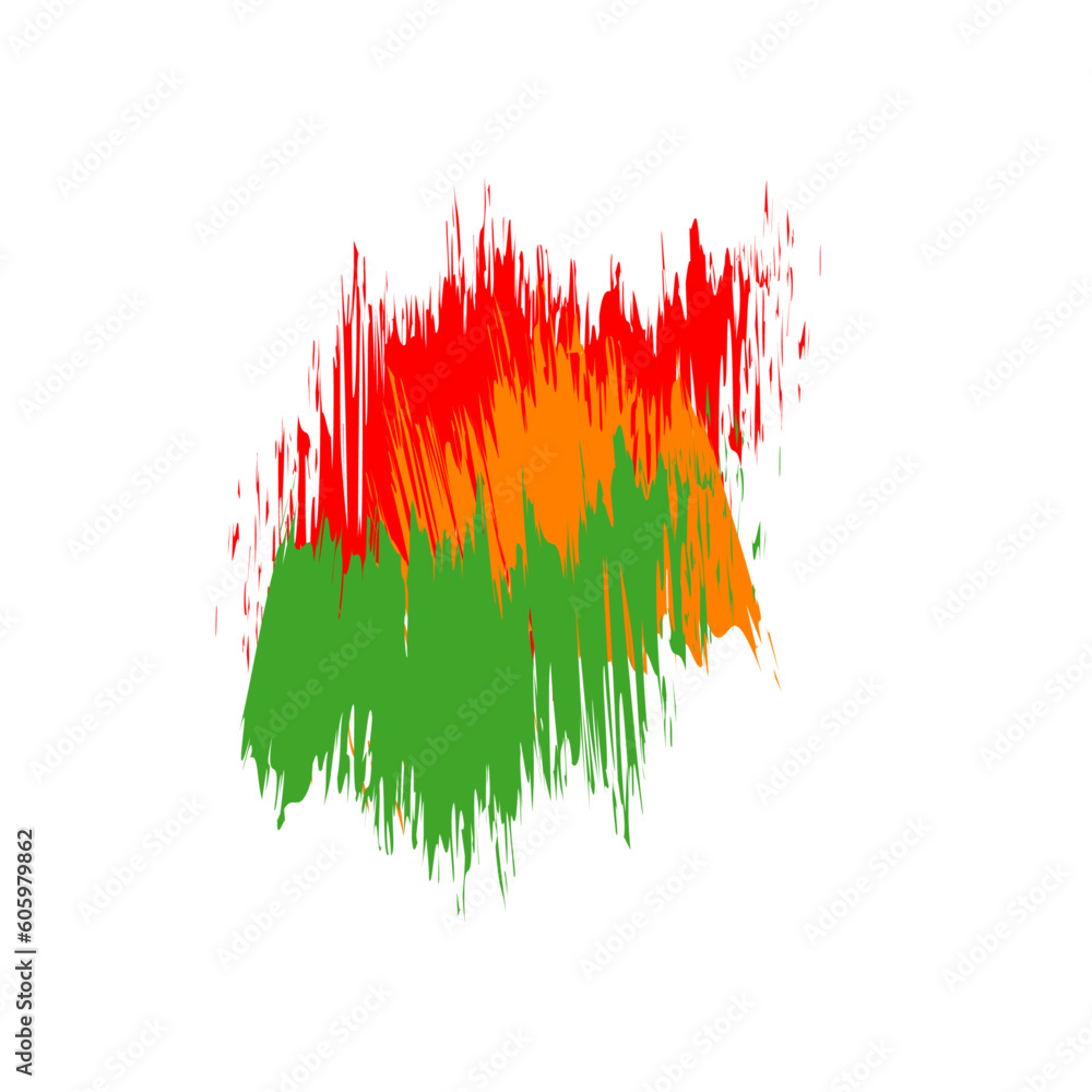 Poster abstract watercolour brush background vector transparant design element template