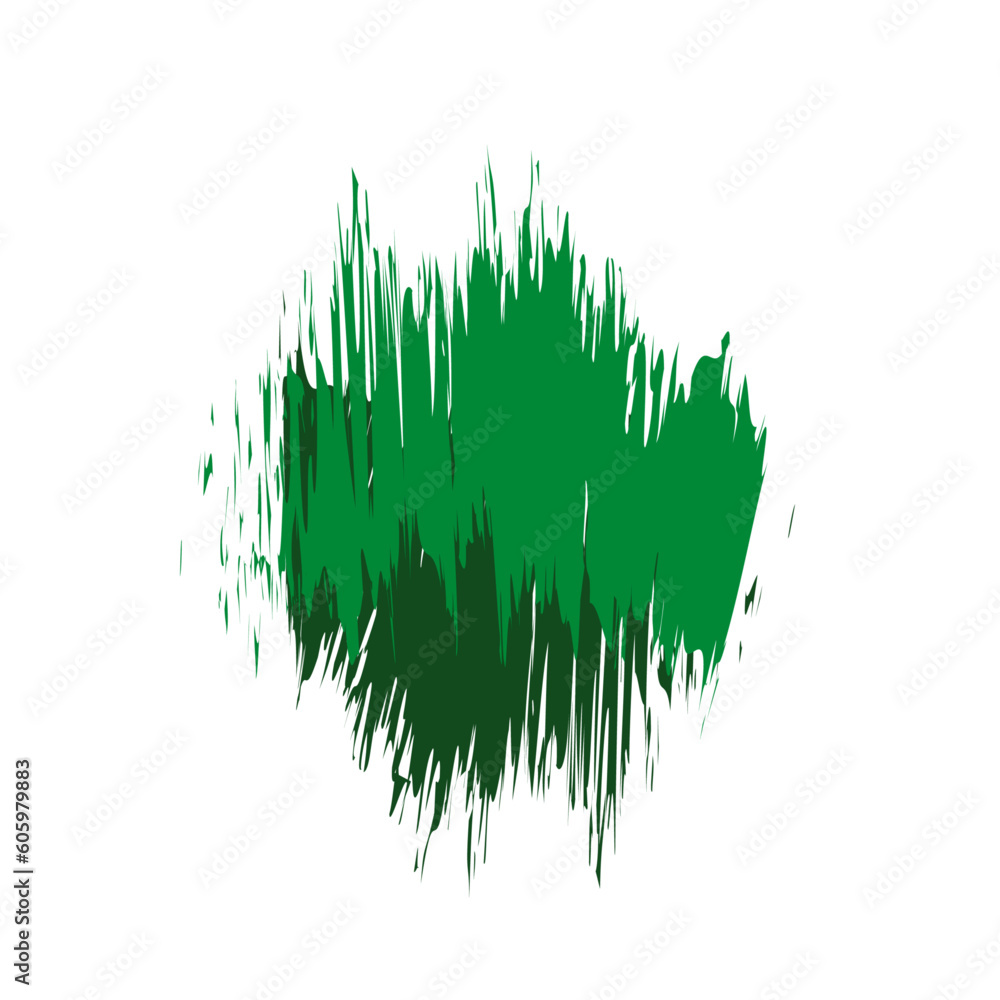 Aufkleber abstract green brush background vector transparant design element template