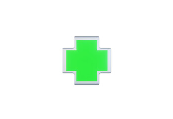 illuminated pharmacy symbol icon
