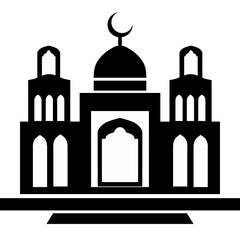 Illustration of a Muslim Mosque