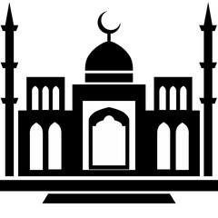 Illustration of a Muslim Mosque