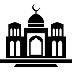 Illustration of a Muslim Mosque