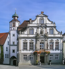 Old town hall in Wangen im Allgau, Germany
