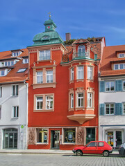 Street in Wangen im Allgau, Germany