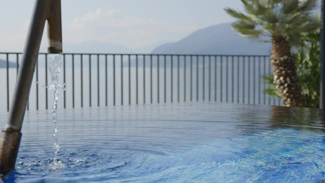 Vibrant Blues from Fountain to Lake Maggiore to Sky
