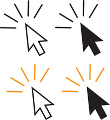 クリック　カーソル