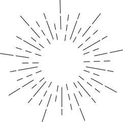 Obraz premium Starburst, sunburst