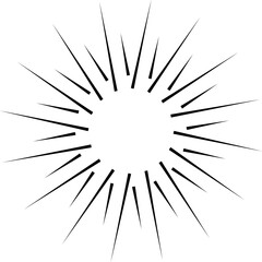 Obraz premium Starburst, sunburst