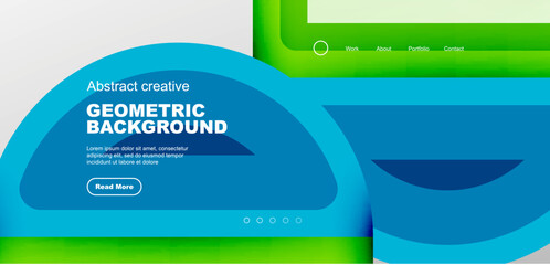 Triangles, circles and lines minimal background. Business or technology design for wallpaper, banner, background, landing page, wall art, invitation, prints