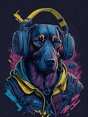  dog and music generative ai 