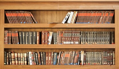 Synagogue book Shelf in Paris © Ilan Ejzykowicz/Wirestock Creators
