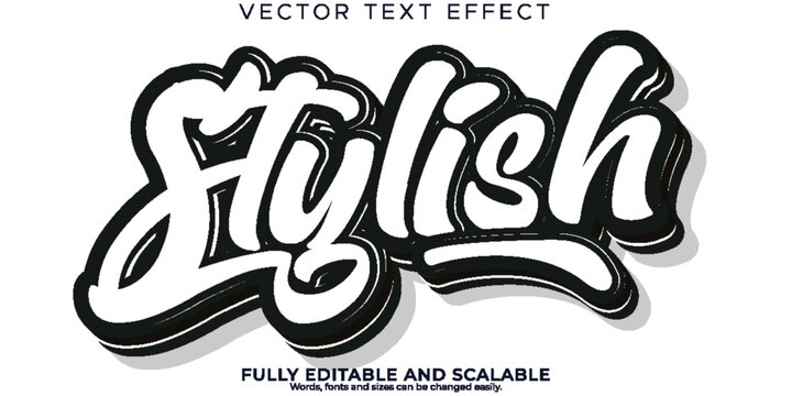 Stylish Graffiti Editable Text Effect Style