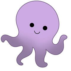 watercolor hand drawn sea animals