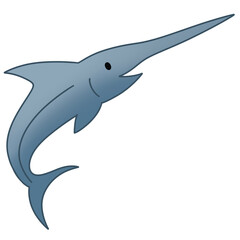 watercolor hand drawn sea animals