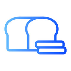 bread gradient icon