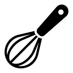 whisk glyph icon