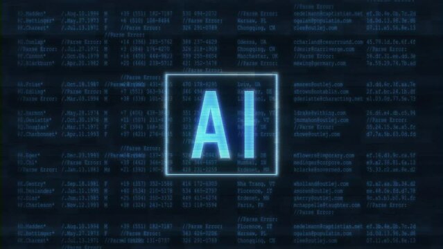 AI tech background