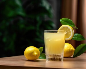 Fototapeta premium Lemon Month Illustration.Generative AI