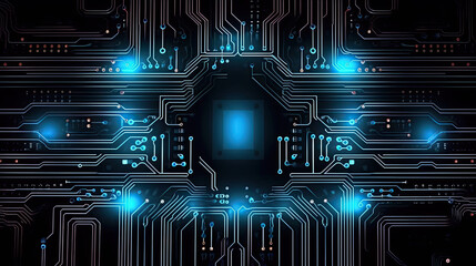 Circuits Background Illustration
