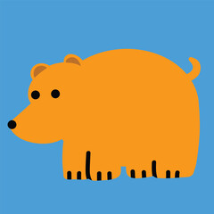 Bear Cartoon Illustration