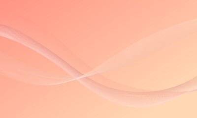 orange yellow color lines curves wave soft abstract background