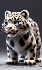 cute Snow Leopard 