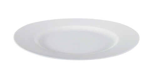 white plate on transparent png