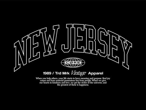 design tshirt streetwear clothing new jersey vector typography perfect for modern apparel