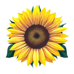 Sunflower. Generative AI.