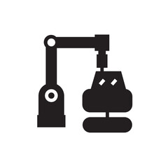 Obraz premium Car Build Production Icon