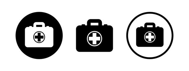 Medical box, vector design for any purposes. Emergency symbol. First aid. Health care. Cross symbol.