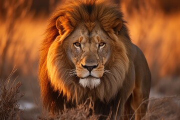 Monarch of the Wild: Mesmerizing Lion Snapshot