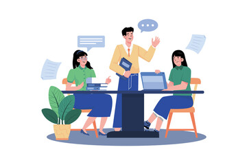 Account managers liaise between agency and clients.