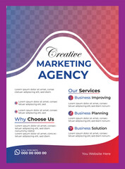 Corporate business flyer design template