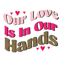 Fototapeta premium Heart Sublimation T shirt Design