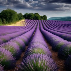 Obraz premium lavender field region