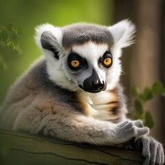 Obraz premium ring lemur